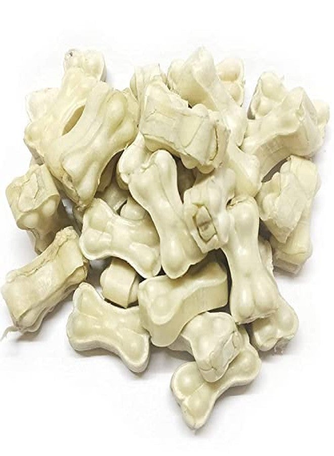 Pups&Pets Rawhide Dog Chew Bone Calcium Bone Small Size (30 PCS, 2 INCH) - Image 1