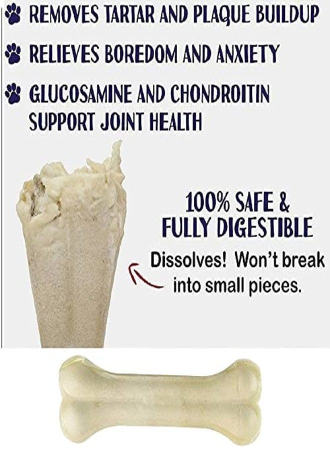 Pups&Pets Rawhide Dog Chew Bone Calcium Bone Small Size (30 PCS, 2 INCH) - Image 2