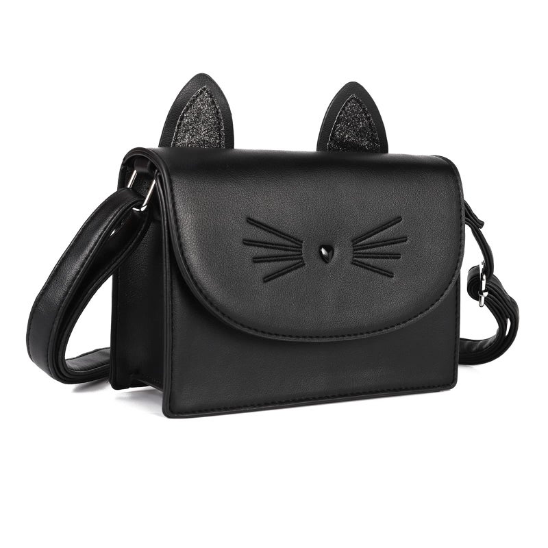 AFKOMST Cute Purses for Teen Girls Small Crossbody Purse and Handbags Cat Gifts for Kids - Image 1