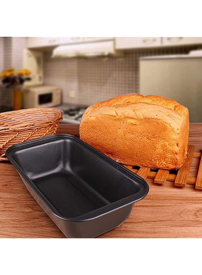 Cozy Carbon Steel Baking Cake Mold Rectangle Non Stick Bread Toast Mould Loaf Pans Black - Image 5