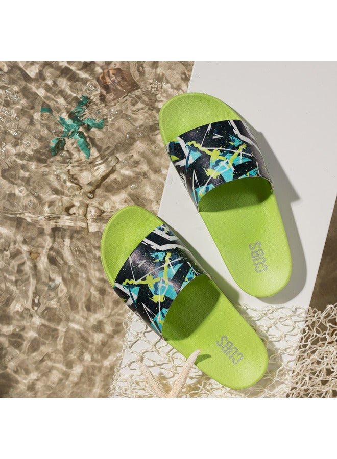 CUBS Printed Everyday Wear Eco-Friendly Pvc Slides For Kids Lightweight Easy To Wash And Anti-Slip Soles - Image 4