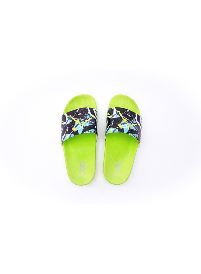 CUBS Printed Everyday Wear Eco-Friendly Pvc Slides For Kids Lightweight Easy To Wash And Anti-Slip Soles - Image 1