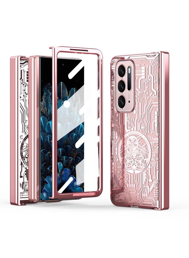 اس-توب جراب لهاتف OPPO Find N Mechanical Legend، جراب هاتف متكامل مطلي بالكهرباء - Image 1