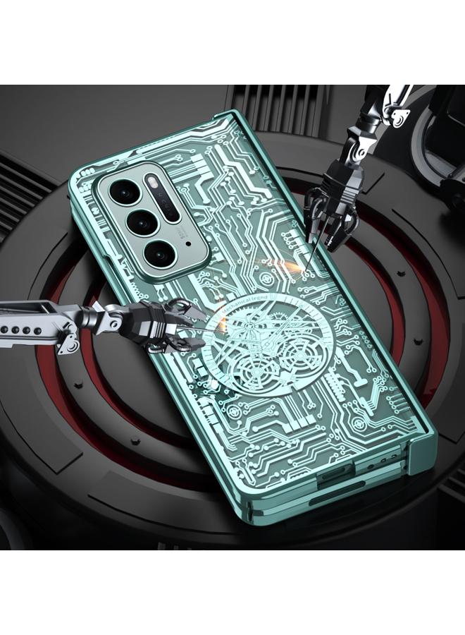 اس-توب جراب لهاتف OPPO Find N Mechanical Legend، جراب هاتف متكامل مطلي بالكهرباء - Image 2