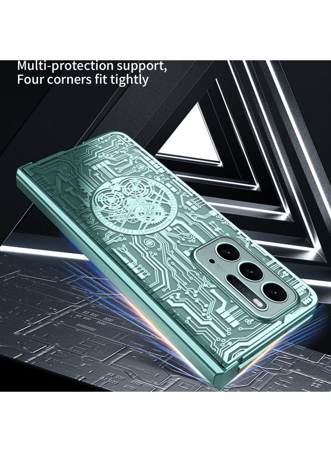 اس-توب جراب لهاتف OPPO Find N Mechanical Legend، جراب هاتف متكامل مطلي بالكهرباء - Image 4