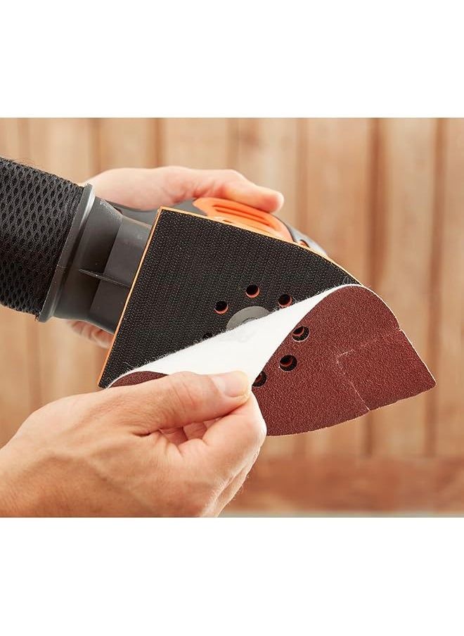 BLACK+DECKER - 200W 4 In 1 Multi Sander With Interchangeable Base Orange Black Bew200 Gb 2 Years - Image 1