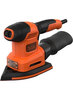 BLACK+DECKER 200W 4 In 1 Multi Sander With Interchangeable Base Orange Black Bew200 Gb 2 Years  - Image 2