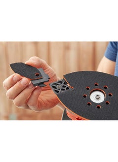 BLACK+DECKER 200W 4 In 1 Multi Sander With Interchangeable Base Orange Black Bew200 Gb 2 Years  - Image 3