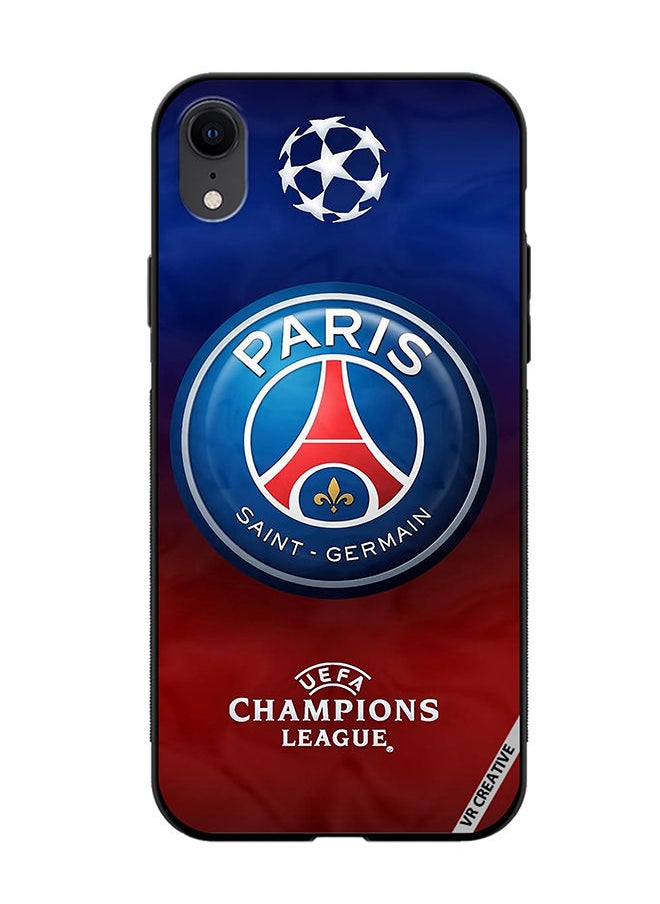 VR CREATIVE - Protective Case Cover For Apple iPhone XR Uefa Champion League Design Multicolour - Image 1