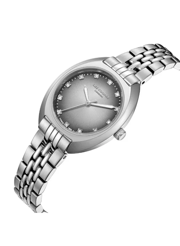 Lee Cooper Lee Cooper LC07989.330 Women's Analog Display Watch & Metal Strap Silver