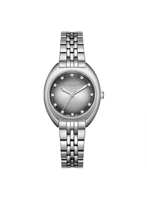 Lee Cooper Lee Cooper LC07989.330 Women's Analog Display Watch & Metal Strap Silver