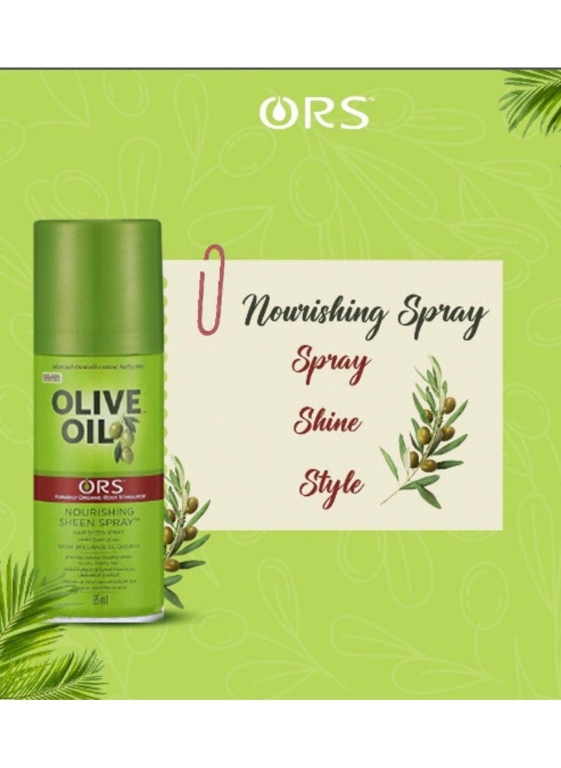 ORS ORS Olive Oil Nourishing Hair Sheen Spray 250 ML  - Image 4