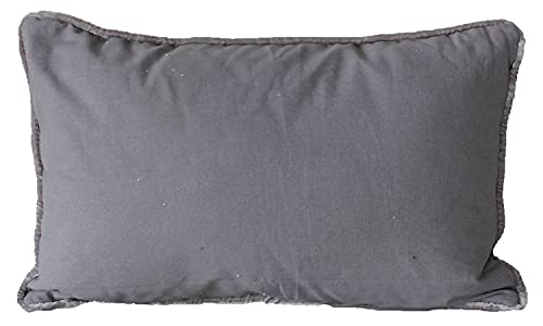 Dekor World 2 Piece Regular Cotton Filled Velvet Royal Collection Pillow(Silver, 12x20 inches or 30x50 cm)-for Living Room and Bedroom - Image 4