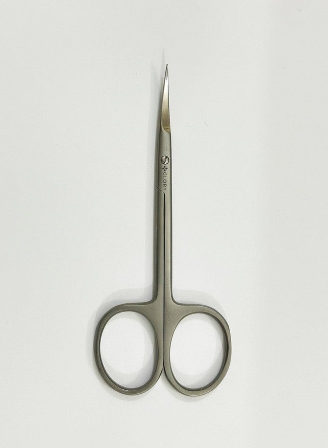 Glory Arrow Point Scissors Precision Beauty Scissor for Cuticles, Eyebrows & Eyelashes 4” Fine Tip Sharp Blade Trimming Scissors Stainless Steel Grooming Tool - Image 5