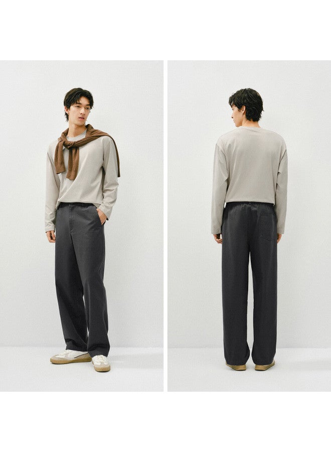 Semir Men's Casual Spring Loose Fit Draped Straight Leg Pants Cargo Sports Trousers 109926127101 - Image 1