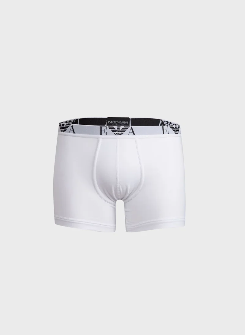 EMPORIO ARMANI  2 Pack Essential Boxers for Men | Best Price UAE