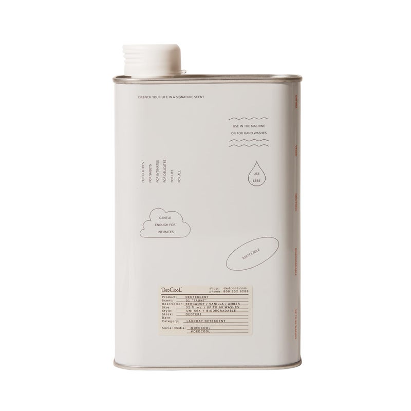 DedCool Liquid Laundry Detergent | 01 Taunt | Long-Lasting Signature Scent | Stain-Removing Formula | Infused with Natural Essential Oils | Non-Toxic | 60 Washes | 32 fl oz - Image 1