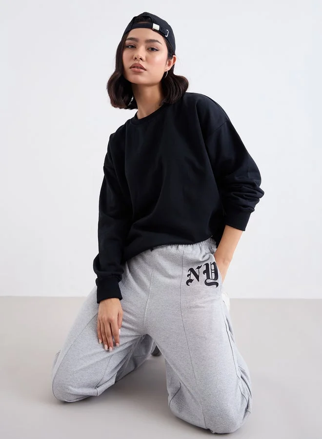 ستايلي سترة سوداء فضفاضة طويلة