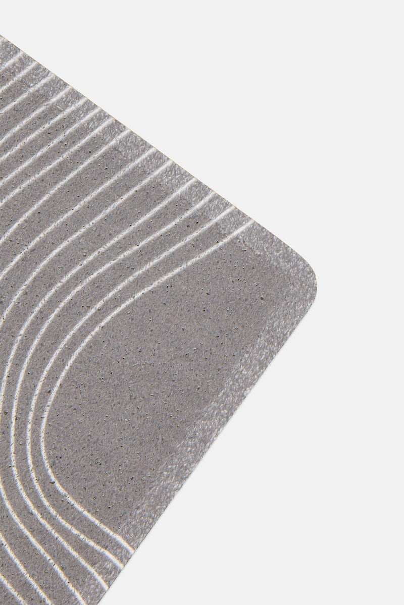 Bebe Home Stylish Textured Door Mat, Grey - Image 3