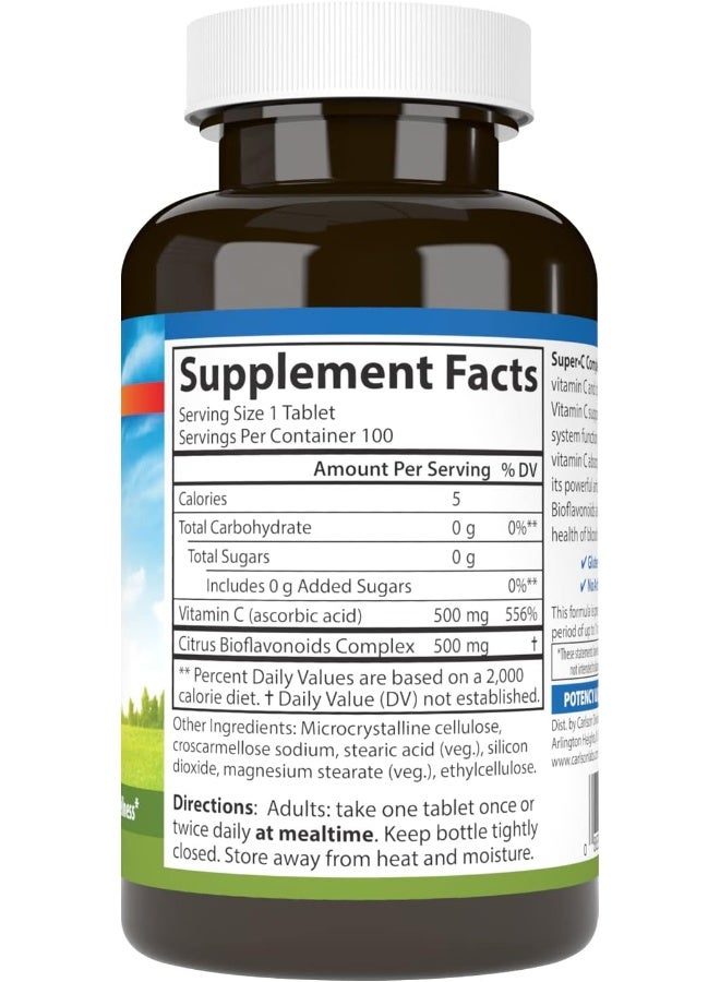 Carlson أقراص فيتامين سي سوبر سي كومبلكس للصحة المثلى - Image 2