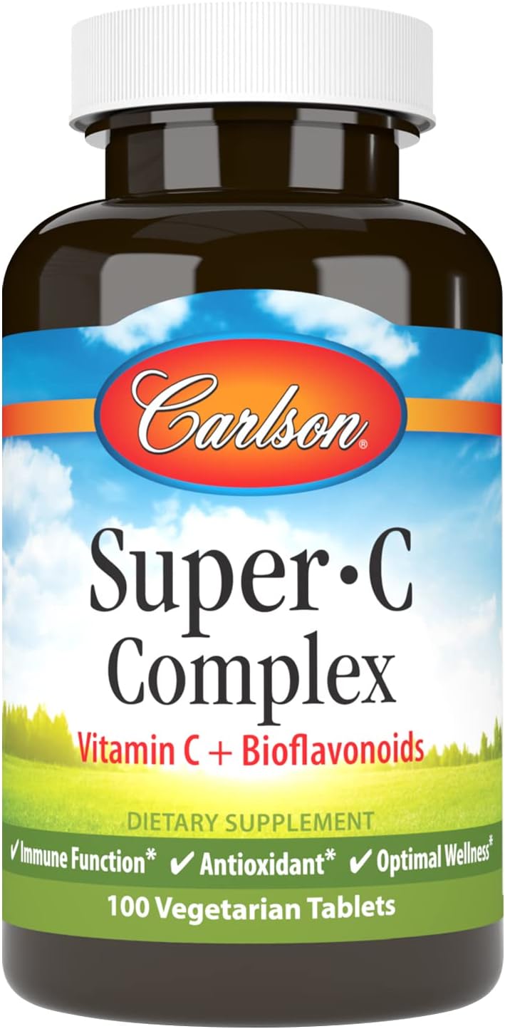 Carlson أقراص فيتامين سي سوبر سي كومبلكس للصحة المثلى - Image 1