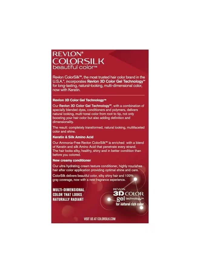 ريفلون صبغة شعر دائمة من ريفلون كولور سيلك بيوتيفول كلر، رقم 70، أشقر رمادي متوسط - Image 3