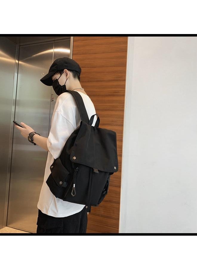 Y&D Student schoolbag large capacity shoulder bag college wind couple leisure backpack shoulder bag Korean ins schoolbag  - Image 4