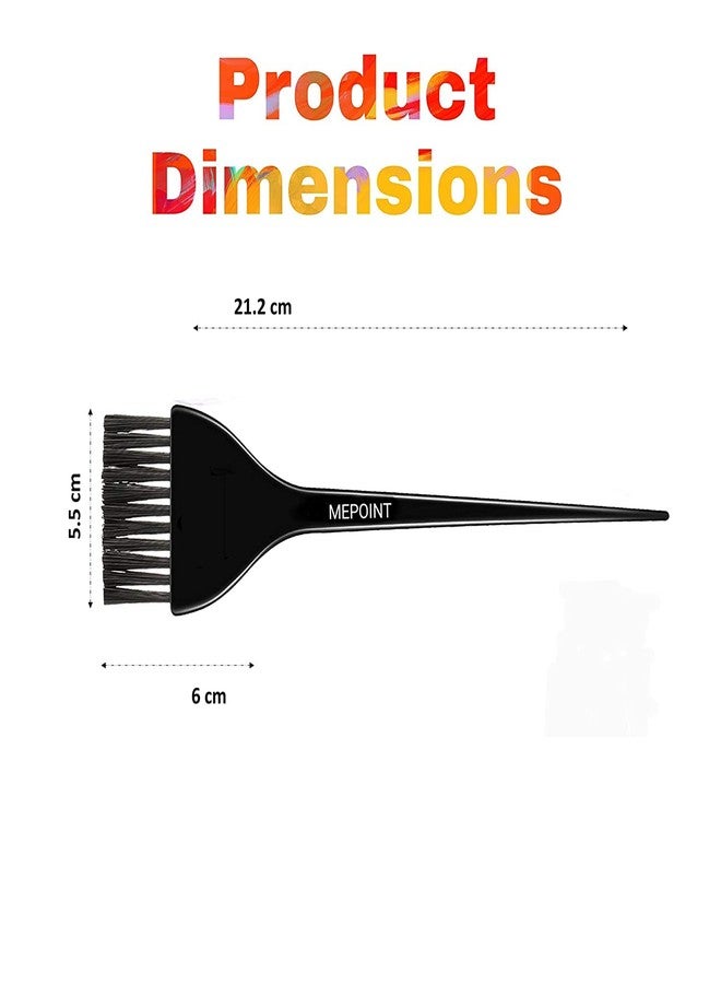 MEPOINT Hair Dye Color Mixing Bowl Shower Cap Tail pin Comb with Hair dye Brush, Long Tail - Image 5