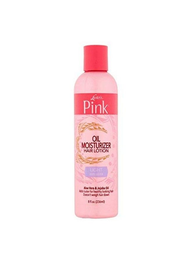 lusters pink Light Oil Moisturizer Hair Lotion 8 Oz - Image 1