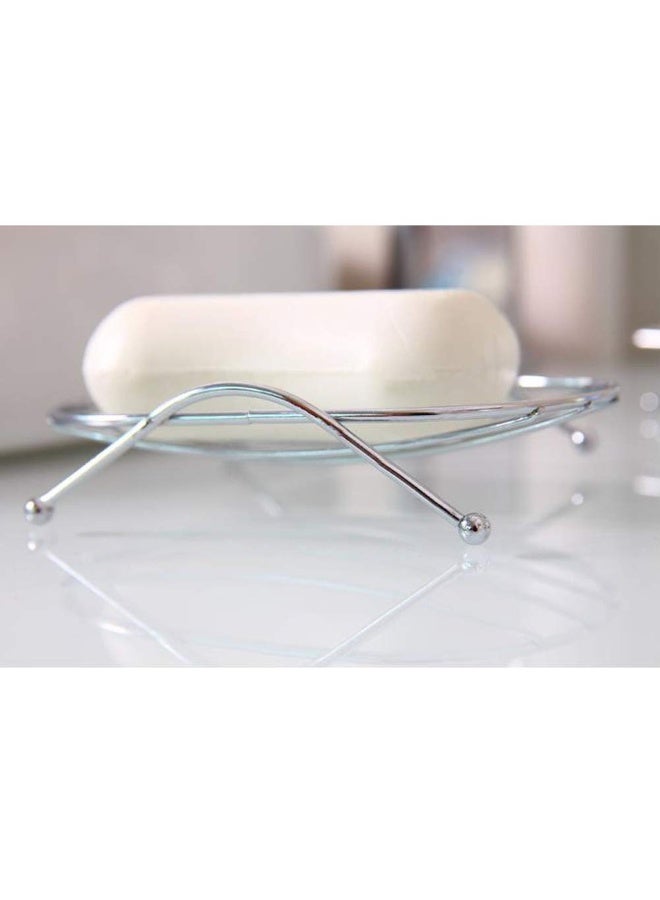 مجموعة 3 صبانة استانلس ستيل بحامل مستطيل لترتيب الصابون بأناقة. - Image 3