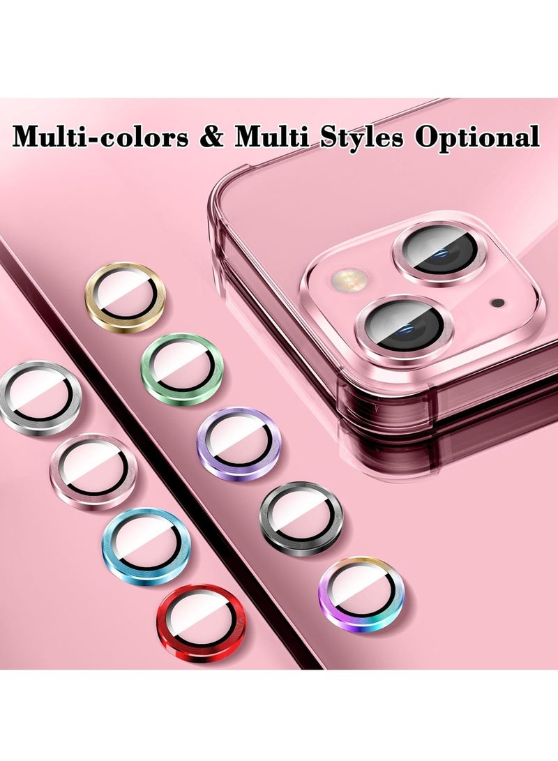 ELTRAZONE "Pink Camera Lens Protector for iPhone 16/16 Plus – Tempered Glass Cover with Automatic Alignment Metal Rings and HD Anti-Scratch Protection" - Image 2