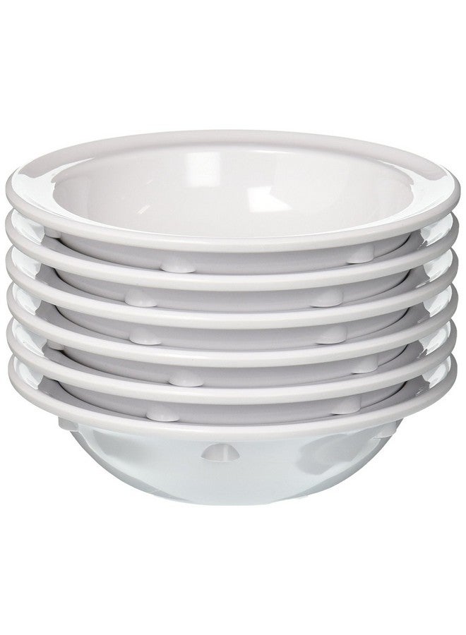 Winco MMB-4W Melamine Fruit Bowl, 4-Ounce, White (Pack of 12),Medium