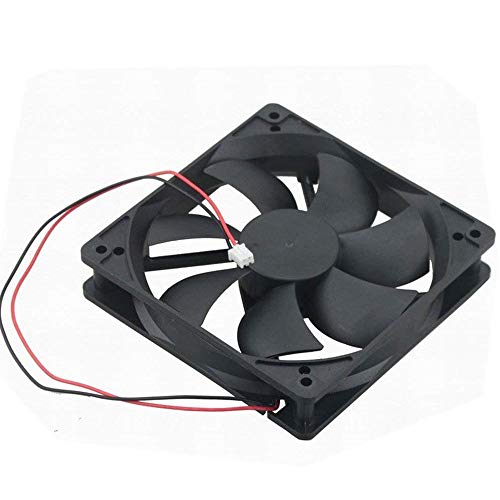 AISIBO DC Cooling Fan Brushless Fan Computer Fan Case 5 inch Ball Bearing Exhaust Fan 12025 120mmx120mm x25mm (DC12V 0.33A) - Image 3