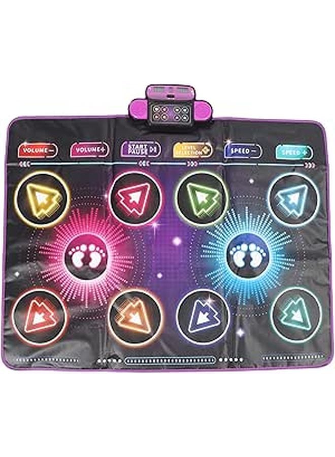 Electronic Dance Mat Dual Player Interactive Game Pad for Kids Family Home Parties - Image 1