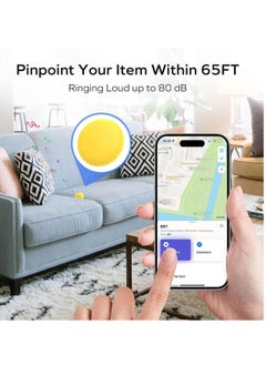 Generic Key Finder, Tracking Tag, Works with Apple Find My (iOS Only), Key Tracker with App, Sound Location, Key Tracker for Luggage, Suitcase, Wallet.  - Image 3