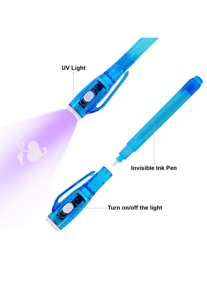 HeroFiber 12 Invisible Ink Pen With Uv Light And 12 Top Secret Notebook Set. Party Favors For Kids 8-12, Escape Room Party Favors, Goodie Bag Stuffers For Kids 8-12, Spy Party Favors - Image 5