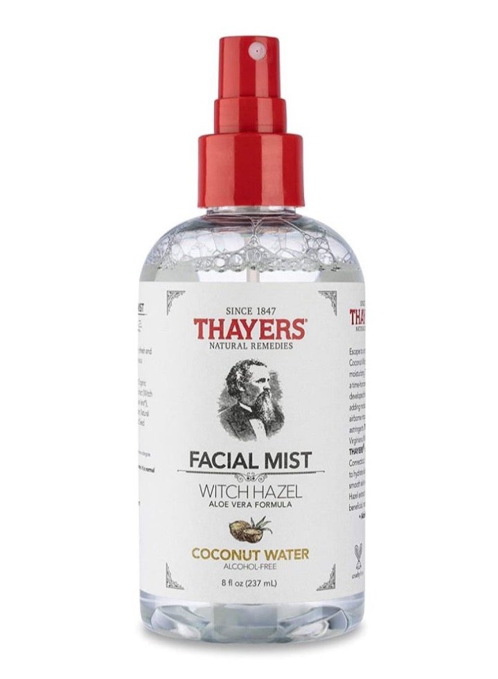 Thayers Aloe Vera and Coconut Water Facial Mist Alcohol Free 237 ml - Image 1