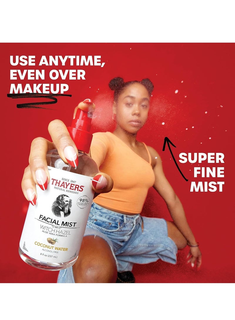 Thayers Aloe Vera and Coconut Water Facial Mist Alcohol Free 237 ml - Image 4