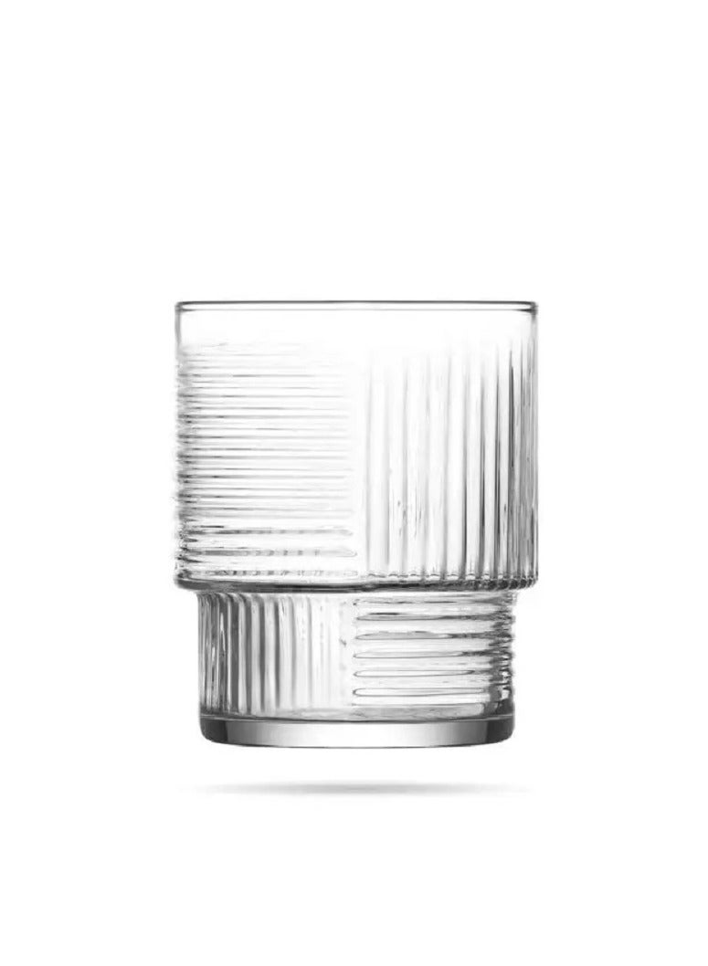 LAV 3-Piece Helen Soft Drink Tumbler Set – 230 ml – Clear Glasses for Water, Juice & Everyday Beverages - Image 1