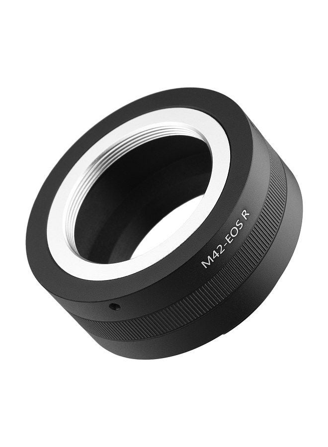 Manual Lens Mount Adapter Ring Aluminum Alloy for M42-Mount Lens to Canon EOS R/RP/Ra/R5/R6 RF-Mount Mirrorless Camera  - Image 3