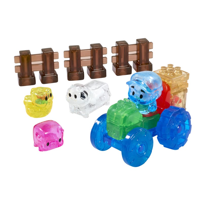 Jelly Blox Farm Set | Includes 18 Pieces | Toddler & Preschool Building Blocks Kids Can Squeeze, Stretch, Squish | MESH ACCREDITED | Safety Tested & Ouch-Free | Tactile, Sensory Play for Ages 2+ - Image 2