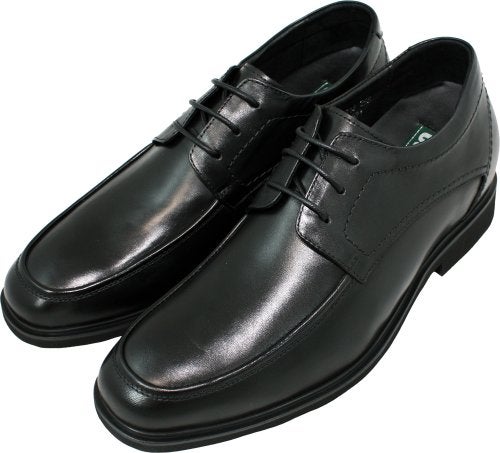 Calden Men's Invisible Height Increasing Elevator Dress Shoes - Black Premium Leather Slip-on Super Lightweight Formal Loafers - 2.8 Inches Taller - K312318 - Size 7.5 D(M) US - Image 3