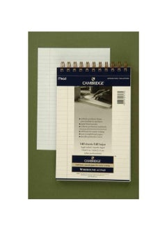 Mead Notebook Cambridge A5 White 140 Sheet M143848 
