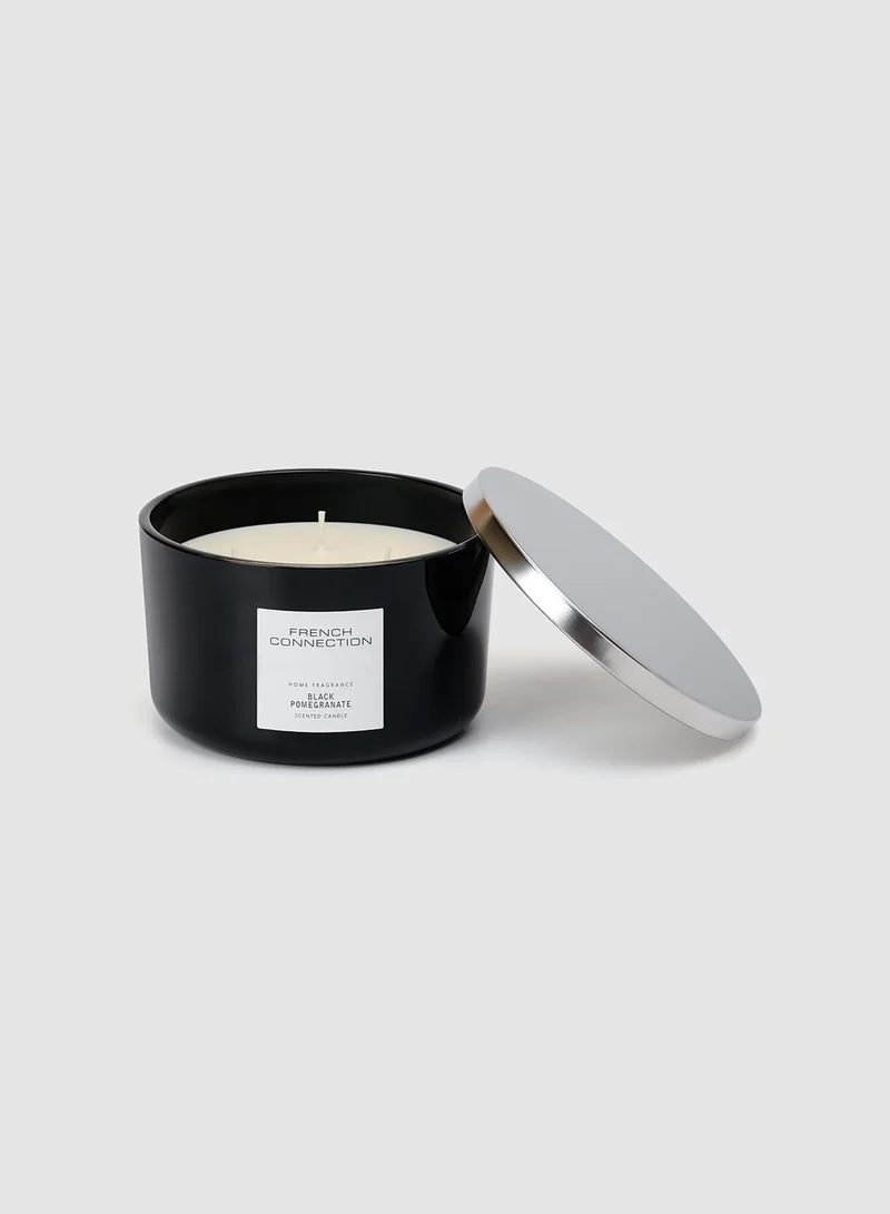 French Connection Black Collection Black Pomegrante Candle 431G