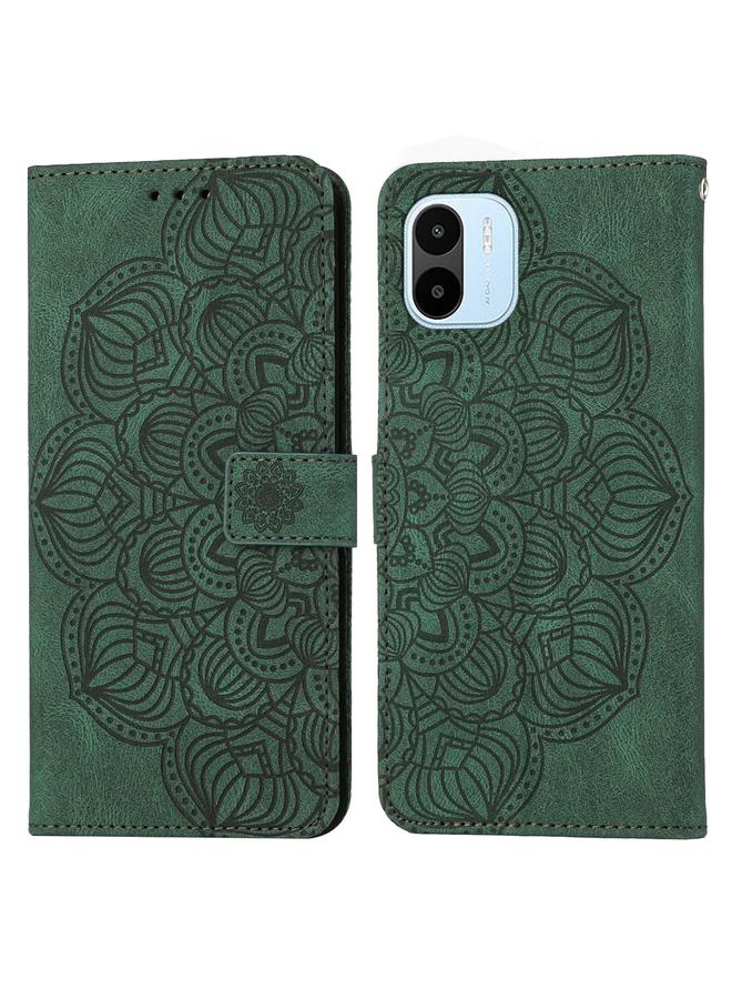 Case For Xiaomi Redmi A1 Mandala Embossed Flip Leather Phone Case