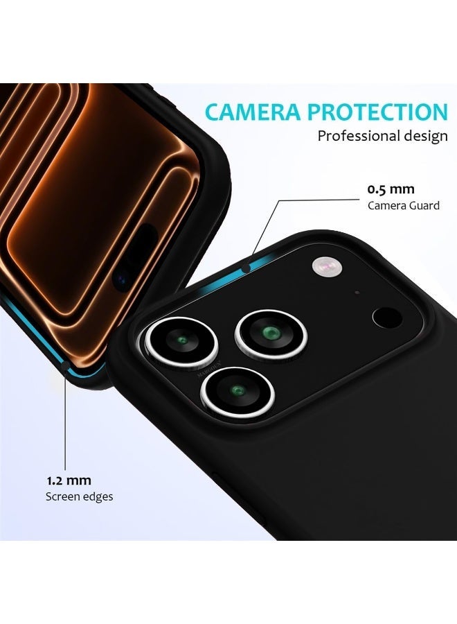 ghita' AASHZ musamim lahatif iPhone 17 Pro Max, ghita' hatif waq min alsiylikun alsaayil mae bitanat naeimat min al'alyaf aldaqiqat almudadat lilkhadshi, ghita' hatif nahif lilghayat lilhimayat min alsuqut - Image 3