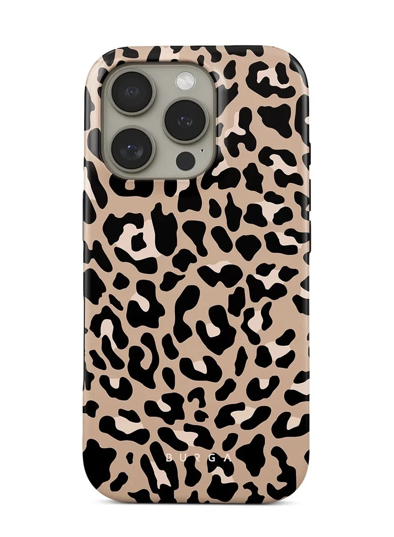BURGA iPhone 16 pro Case, 2 Piece Hard Shell + TPU Silicone Interior, Shock Absorption, All Port Accessible, Raised Bezel For Screen & Camera Protection, Never Fading HQ Print,Pure Instinct