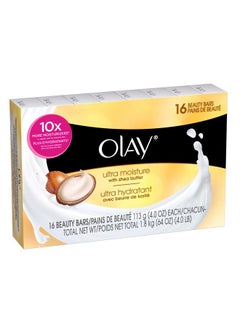 Olay Ultra Moisture Beauty Bars 16 Count (4 Oz Each) 