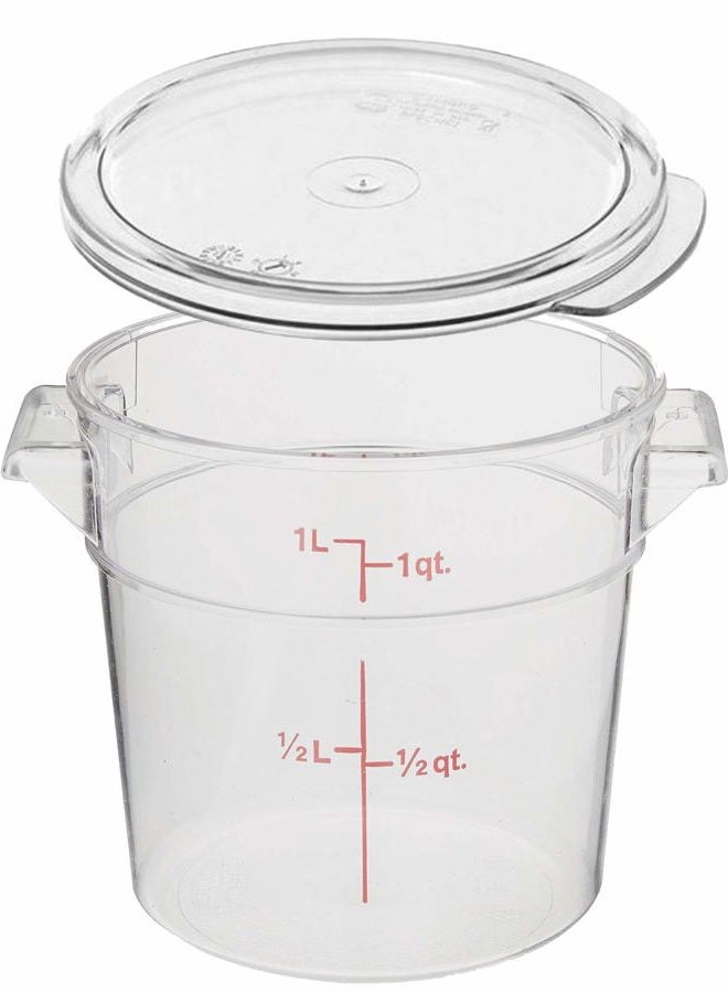 Cambro , 1 Quart with Lid (clear) - Image 1