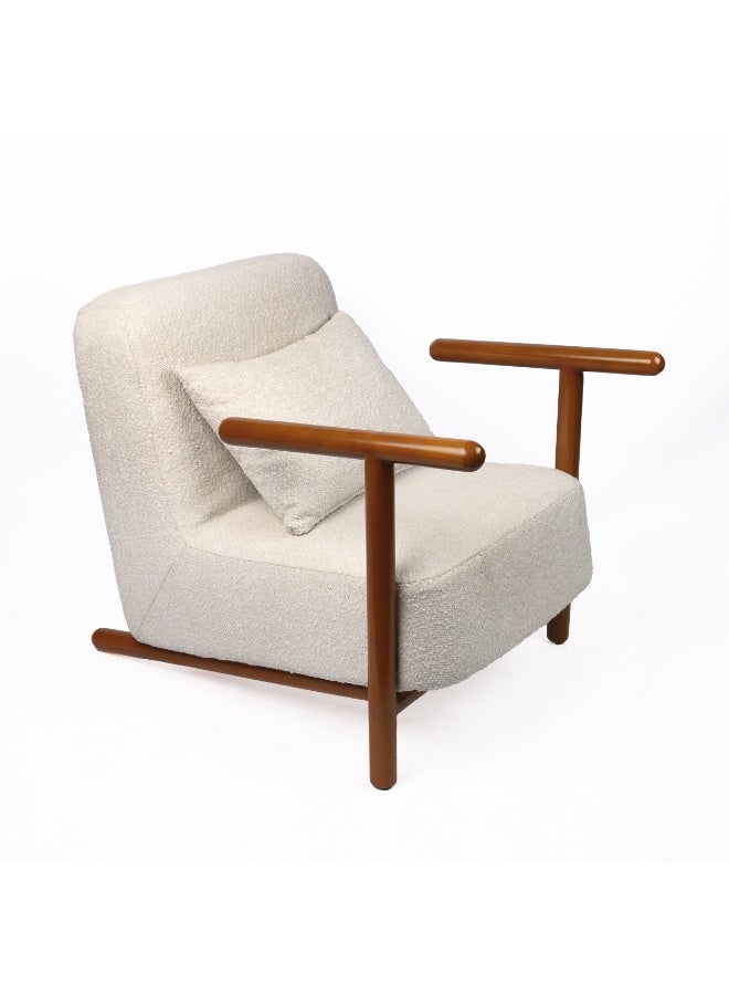 Comfort Sleep Cayenne Reading Chair by Mirosa (Off-White) 77x85x90 cm  - Image 1